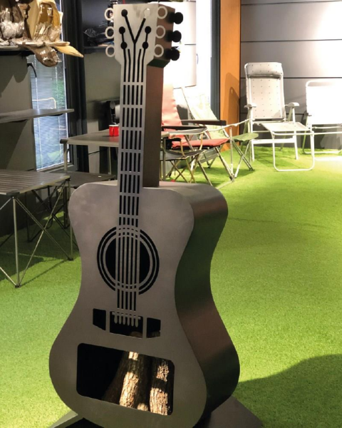 NURGAZ Gitar Bahçe Şömine