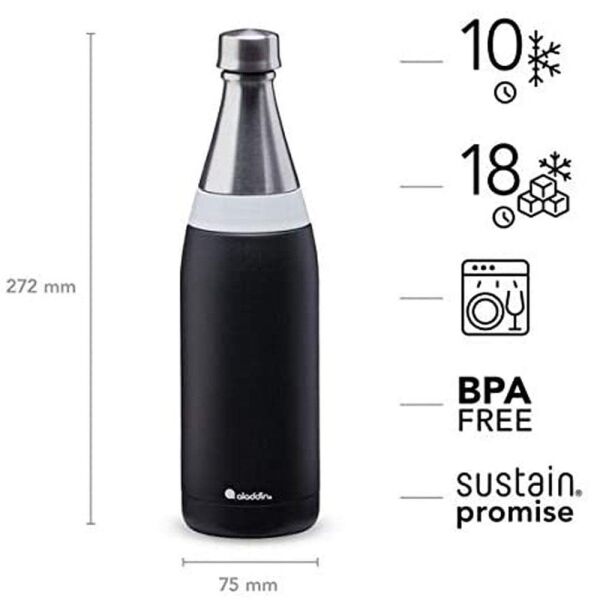 Aladdin Fresco Thermavac Paslanmaz Çelik Su Şişesi 0.60 LT