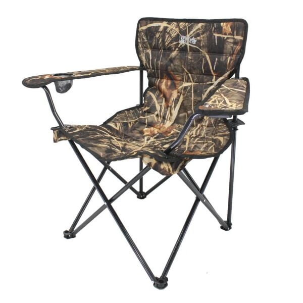 GRAY WOLF Quatro Bardaklı Katlanır Kamp Sandalyesi (Saz Desen)
