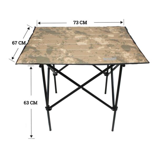 GRAY WOLF Ahşap Katlanır Kamp Masası (Çöl Desen)
