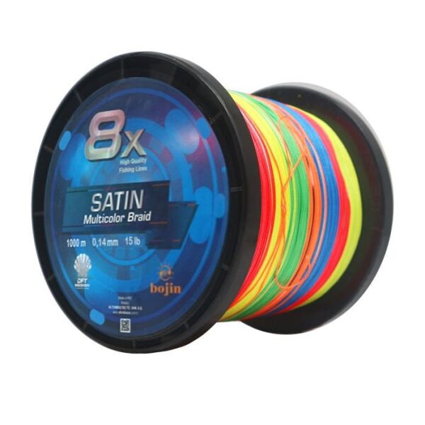 DFT Bojin 8X Satin M.Color İp Misina  0.14mm 1000m