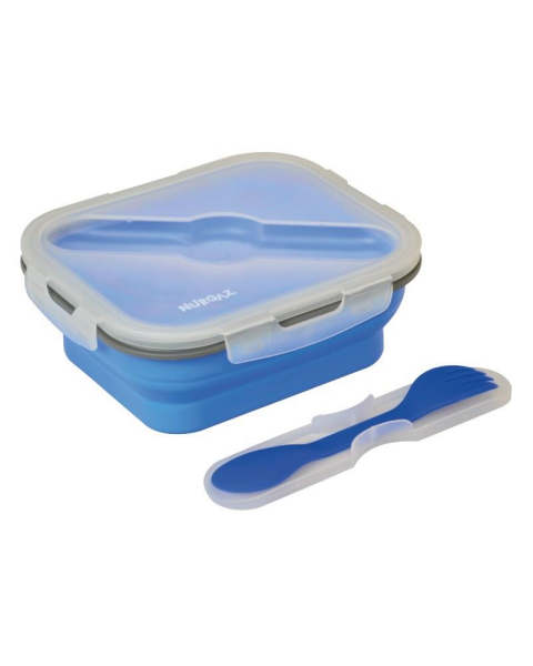 NURGAZ Silikon Katlanabilir Tek Gözlü Yemek Seti