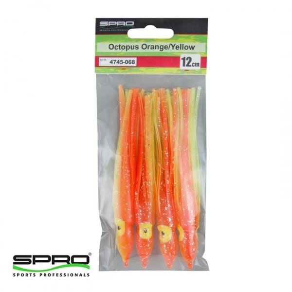 SPRO OCTOPUS TURUNCU/SARI 3 İğneli KÖSTEK #6