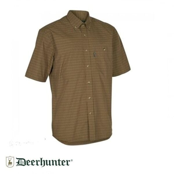 T. S.K.DEERHUNTER Nıkhıl Red Kareli Kısa Kol Gömlek 39/40