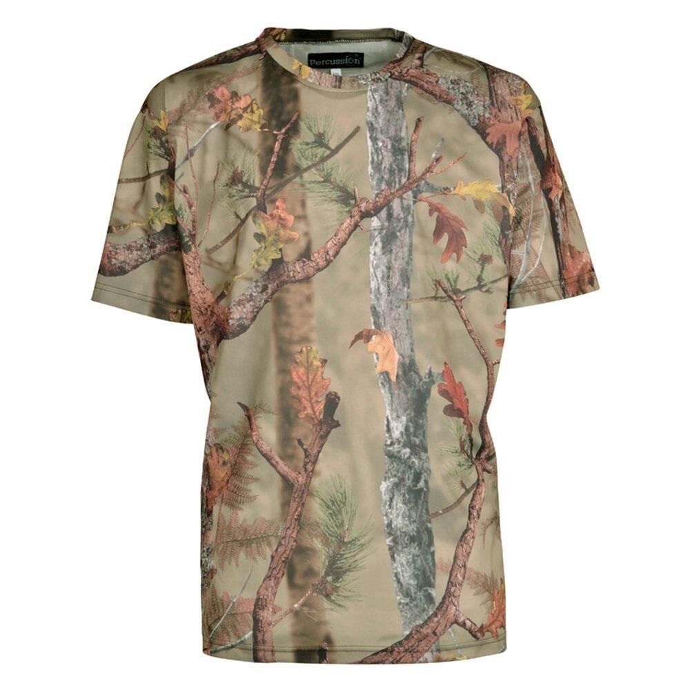 D.PERCUSSION Treesco Ghost Camo Orman Desenli Tişört S