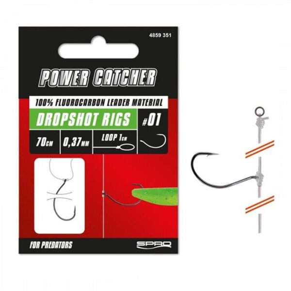 SPRO PC Dropshot 70cm 0,37mm #01 Rig Takımı