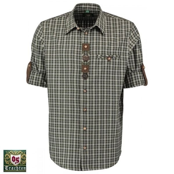 T. OS-Trachten Kareli Regular Fit Erkek Gömlek 43/44