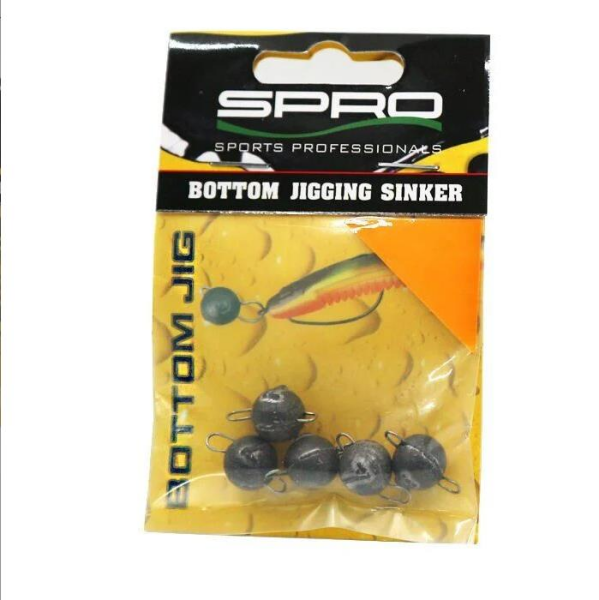 SPRO Rigged Bottom Jig Siyah 7G #5