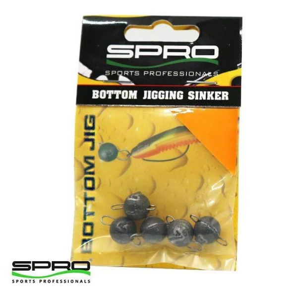 SPRO Rigged Bottom Jig Siyah 10G #5