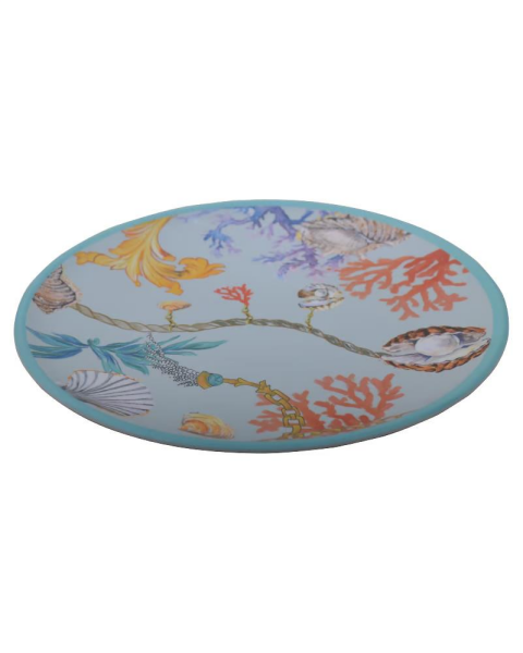 NURGAZ Melamin Tabak Seti Okyanus Desen