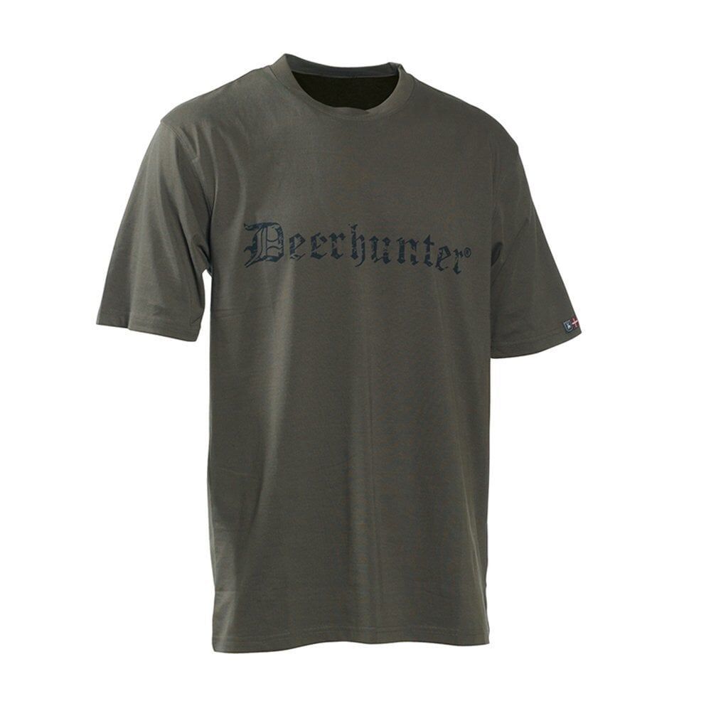 DEERHUNTER 378 DH Logo Yeşil Kısa Kollu Tişört L