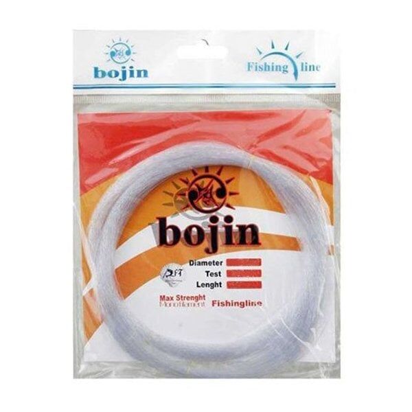 BOJIN Poşet Misina 100 m- 0.80mm Renk:B006(Beyaz)