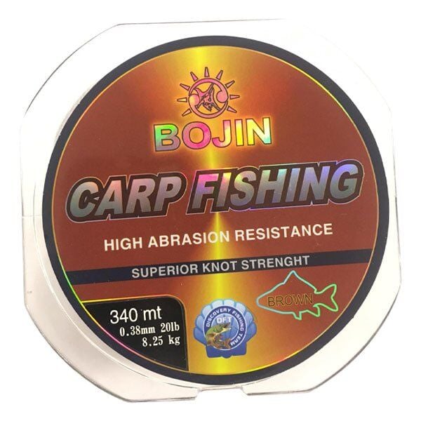 D. BOJIN Sazan Misinası 0.38 mm 340 m Kahverengi
