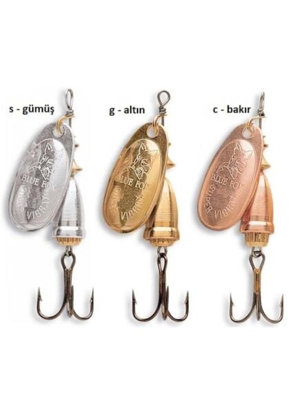 BLUEFOX Vibrax Original Bf Olta Kaşığı Gold/1