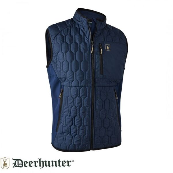 DEERHUNTER Mossdale Kapitone Mavi Yelek S