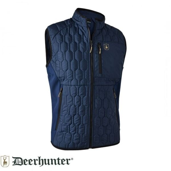 DEERHUNTER Mossdale Kapitone Mavi Yelek S