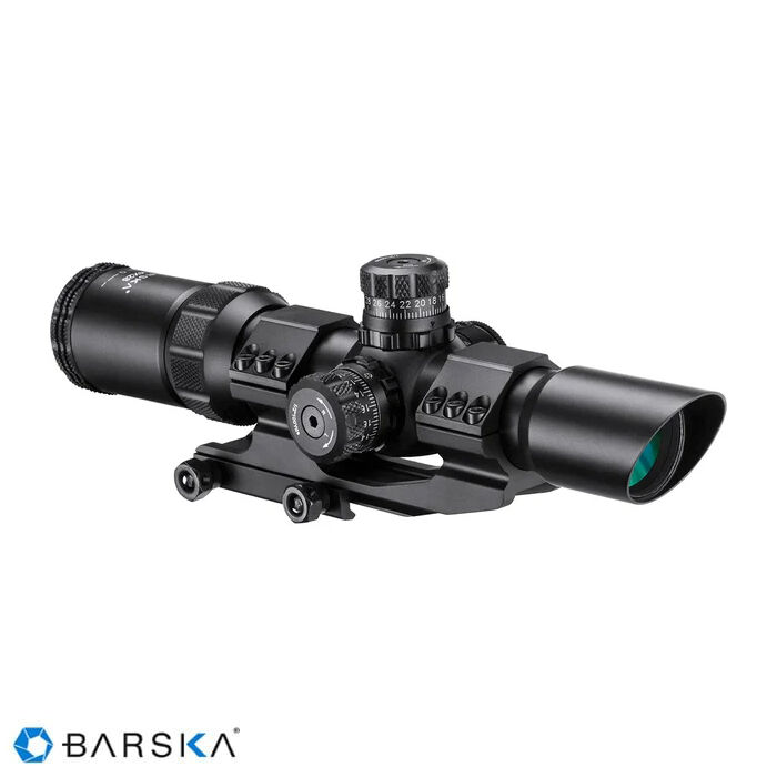 BARSKA 1-4X28, 30MM, IR, MILDOT Dürbün