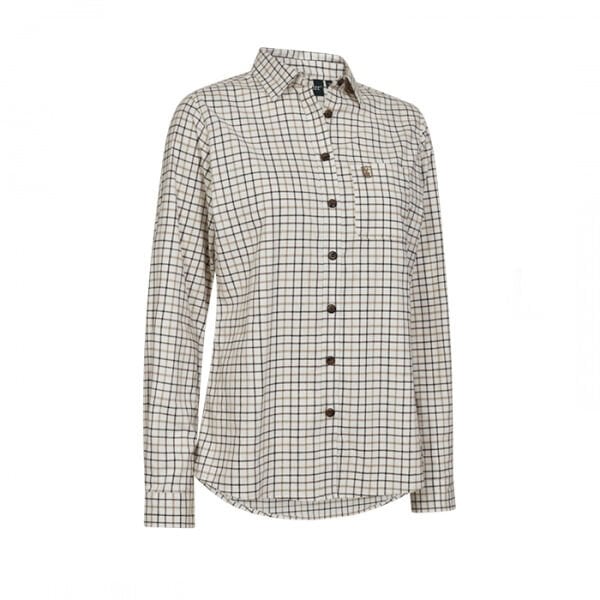 DEERHUNTER Lady Grace Bej Kareli Gömlek 38