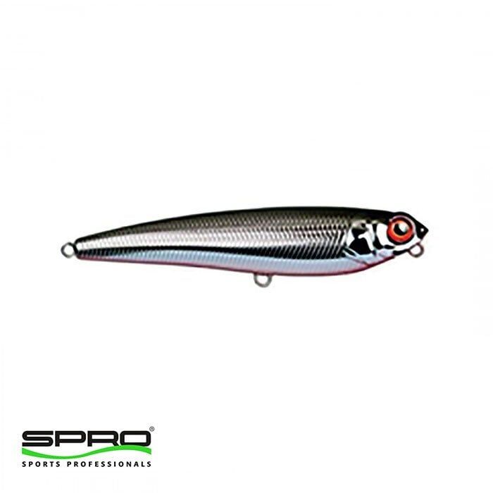 SPRO Ikiru Pop 115 Chromed Black Black Su Üstü