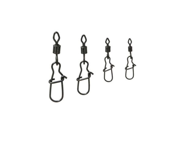 DAM Effzett D-Lock Snap Swivel 8 S 17 kg 10 Adet