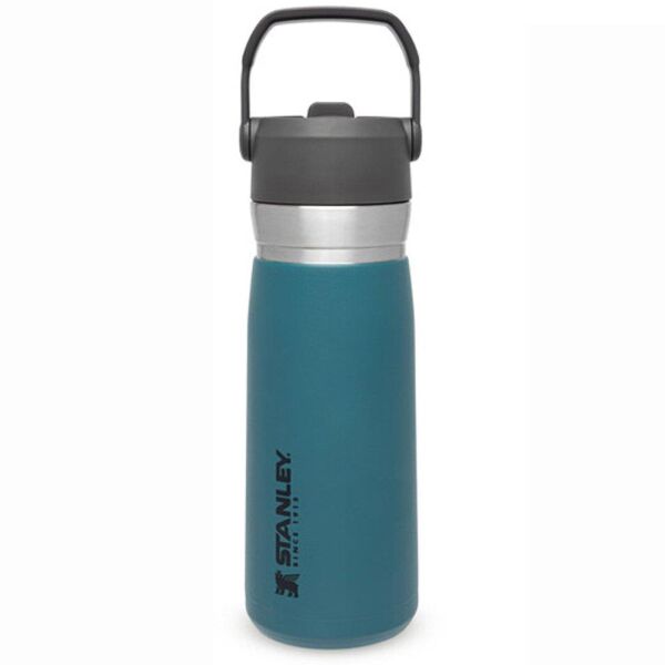 STANLEY GO Iceflow Pipetli Paslanmaz Çelik Yeşil Soğuk Su Termosu 0.65 LT