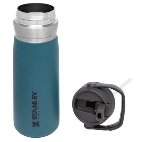 STANLEY GO Iceflow Pipetli Paslanmaz Çelik Yeşil Soğuk Su Termosu 0.65 LT