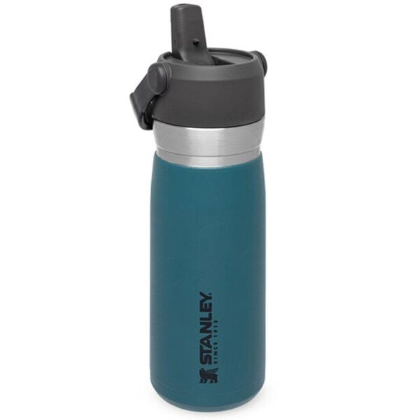 STANLEY GO Iceflow Pipetli Paslanmaz Çelik Yeşil Soğuk Su Termosu 0.65 LT