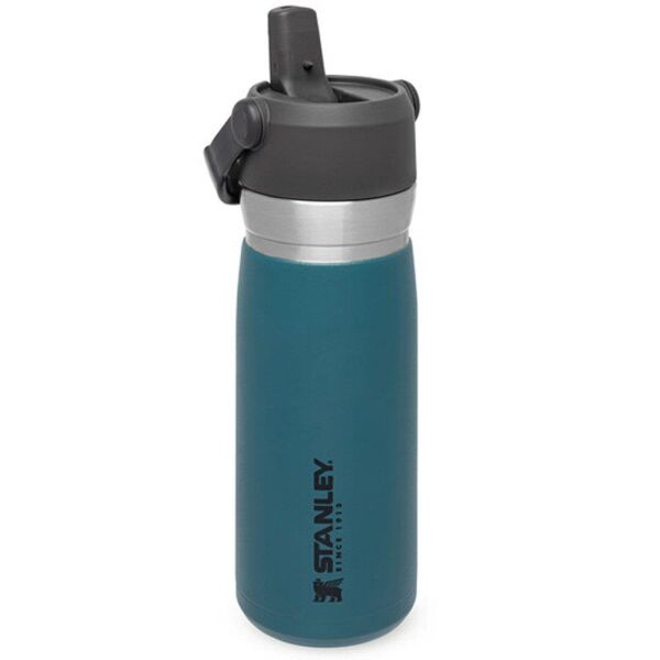 STANLEY GO Iceflow Pipetli Paslanmaz Çelik Yeşil Soğuk Su Termosu 0.65 LT