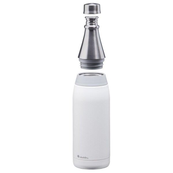 Aladdin Fresco Thermavac Paslanmaz Çelik Beyaz Su Şişesi 0.60 LT