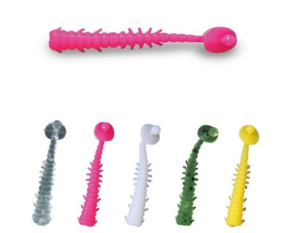 NOMURA Akı 3cm 12 Adet Lrf Silikon Yem-032 Glowing Ghost