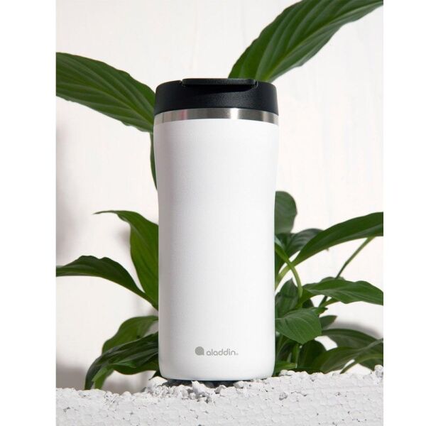 Aladdin Mocca Thermavac Leak-Lock Çelik Termos Bardak 0,35 LT - Beyaz