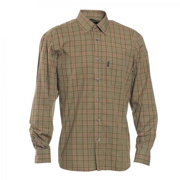 T. DEERHUNTER Marshall Red Kareli Uzun Kol Gömlek 41/42