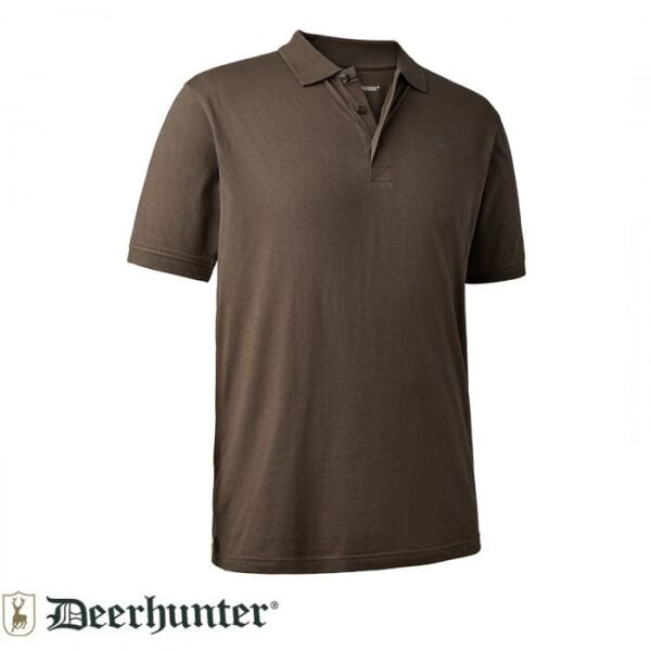 T. DEERHUNTER Christian Polo Haki Tişört 2XL