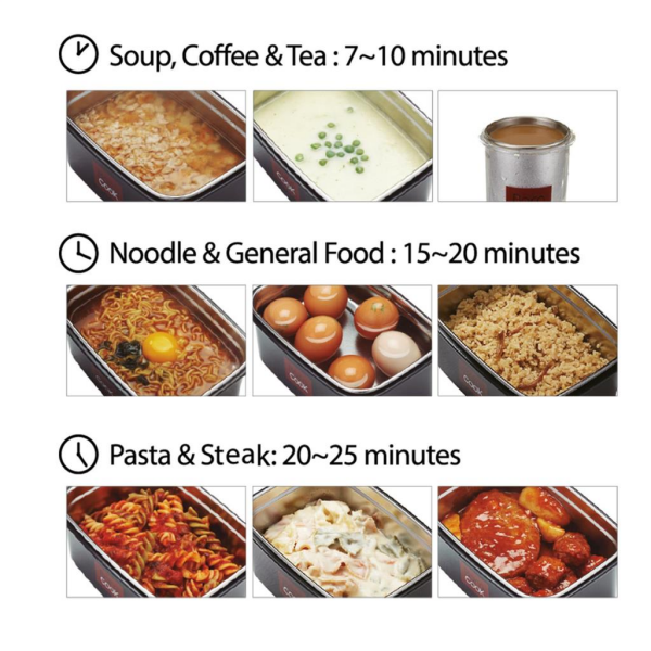 BARO COOK Ateşsiz Pişirme ve Isıtma Kabı - 850ml