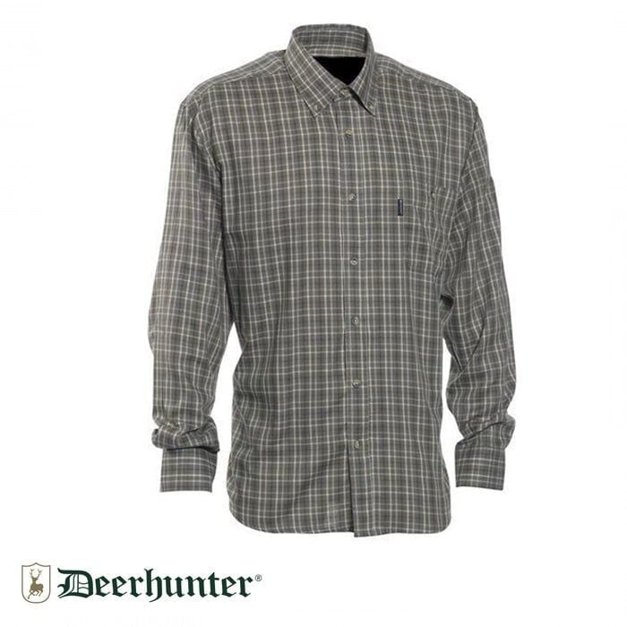 T. DEERHUNTER Waylon 399Yeşil Kareli Uzun Kol Gömlek 39/40