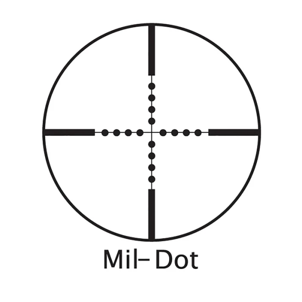 BARSKA 2.5-15X56 AR6 BLK MIL DOT Dürbün