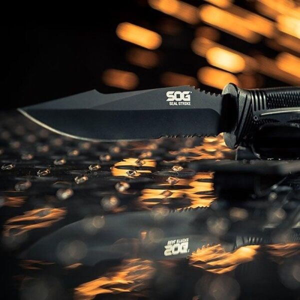 SOG SS1001-CP SEAL STRIKE TIRTIKLI-DÜZ BIÇAK