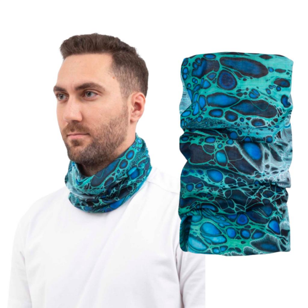 VAV BUFFO01 Boyunluk, Bileklik, Bandana, Maske - Mavi