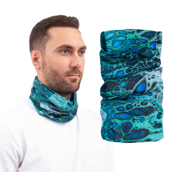 VAV BUFFO01 Boyunluk, Bileklik, Bandana, Maske - Mavi