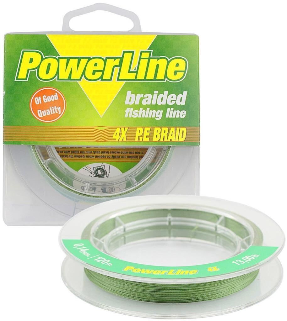 PoweLine Classıc Braid 4x 250 mt Yeşil Örgü İp Misina - 0,14 mm