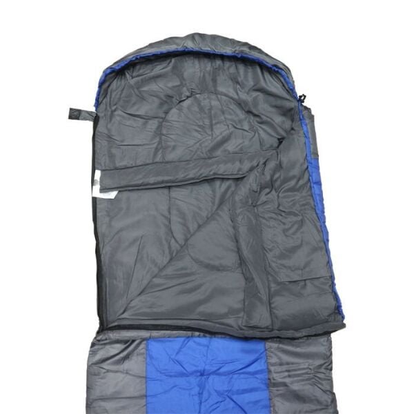 S. DFT Düz-Başlık 190+30x75cm Gri 0°Uyku Tulumu