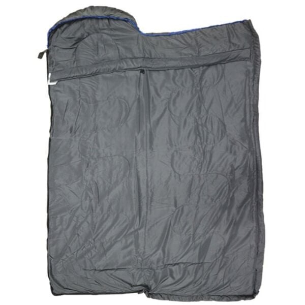 S. DFT Düz-Başlık 190+30x75cm Gri 0°Uyku Tulumu