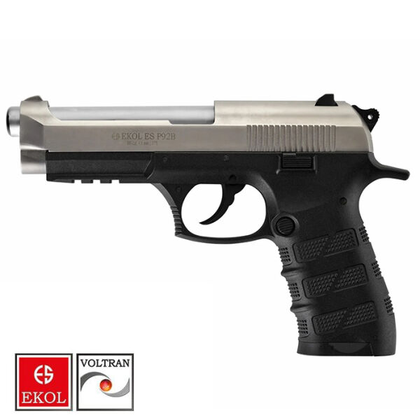 EKOL S P92 B Polimer Füme Havalı Tabanca - Blowback