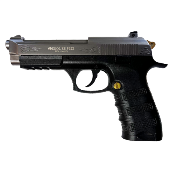 EKOL S P92 B Polimer Füme Altın Havalı Tabanca - Blwbck
