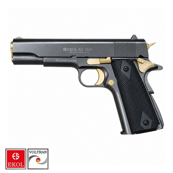 EKOL ES 1911 Füme ALTIN Havalı Tabanca - Blowback