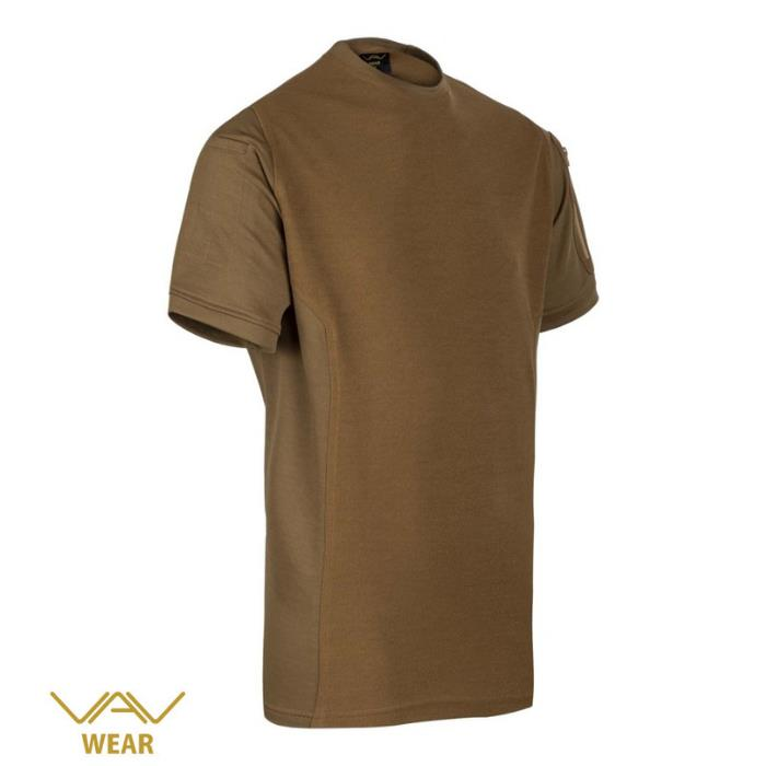 VAV VTHIN01 Yuv. Yaka Kısa Kol Tişört K Bej L