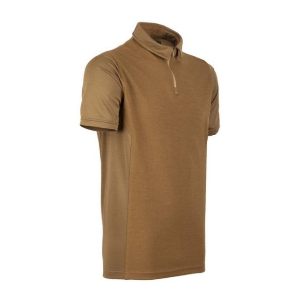 VAV Vlac-01 Polo Yaka Tişört Koyu Bej S
