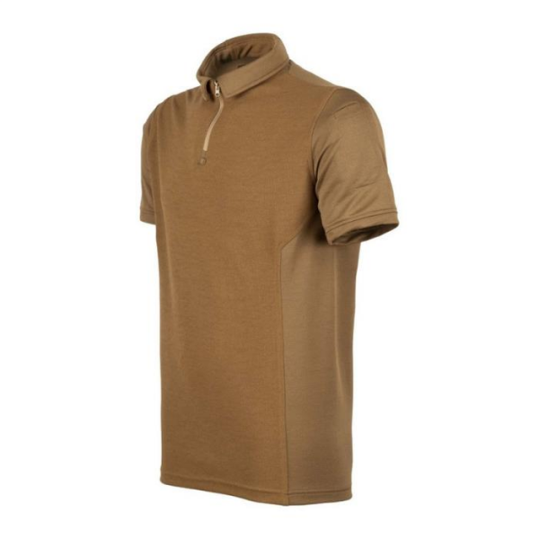 VAV Vlac-01 Polo Yaka Tişört Koyu Bej S