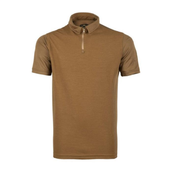 VAV Vlac-01 Polo Yaka Tişört Koyu Bej S
