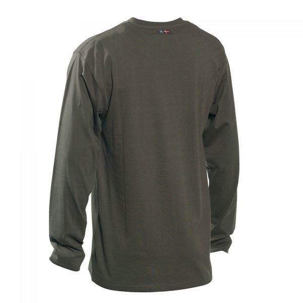DEERHUNTER Logo Yeşil Uzun Kollu Tişört - XL